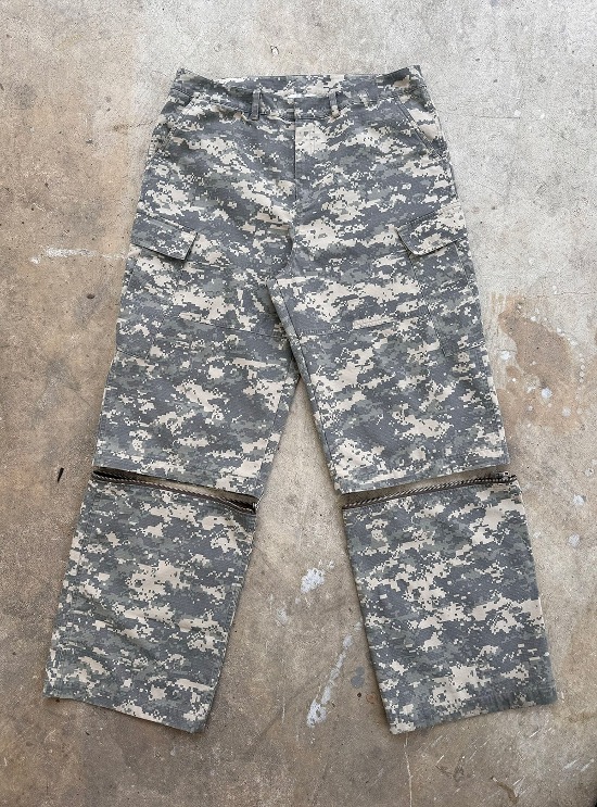 [INGALE] Detachable Digital Camouflage Cargo Pants