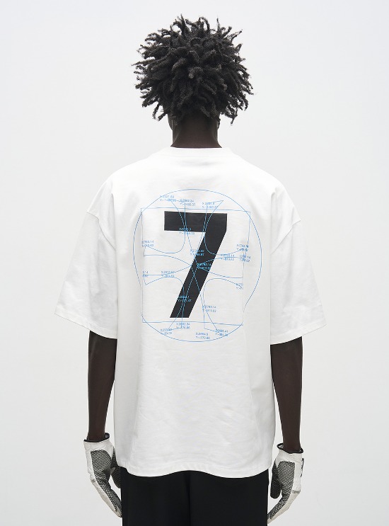 [7440 37 1] Short-Sleeved Printed T-Shirt