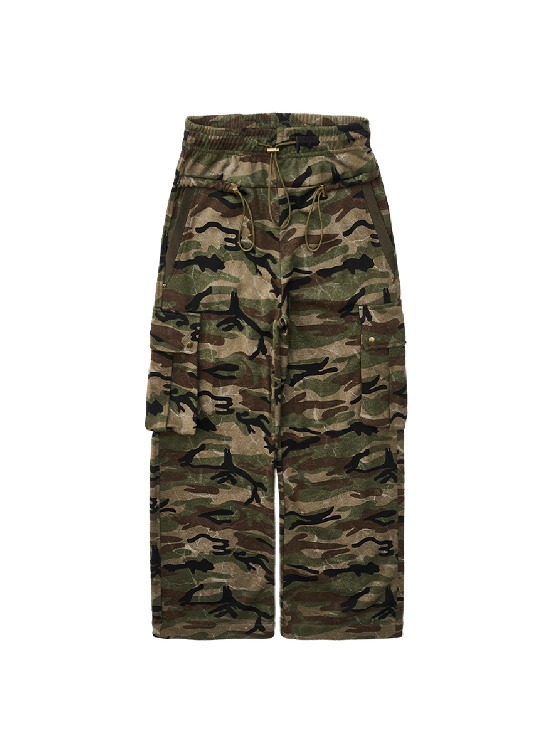 [CMF] Camouflage Loose Sweat Pants