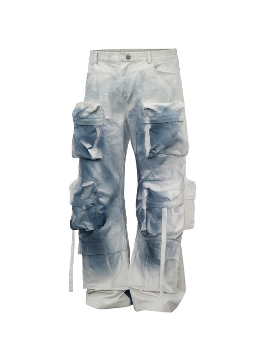[ACRT] Multi-Pocket Handmade Wash Cargo Pants (2color)