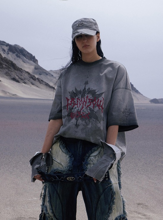 PERSONSOUL] Graffiti Workwear Jeans - BCAESAR