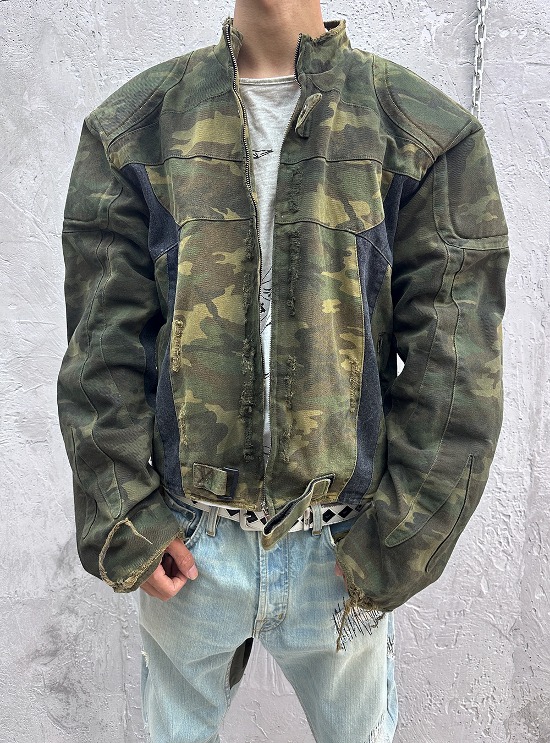 REGENZONE] Lord Washed Camo Jacket - BCAESAR 