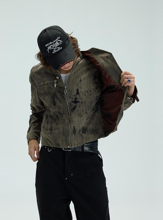 WHISTLEHUNTER] Double Waist Relaxed Baggy Trousers - BCAESAR