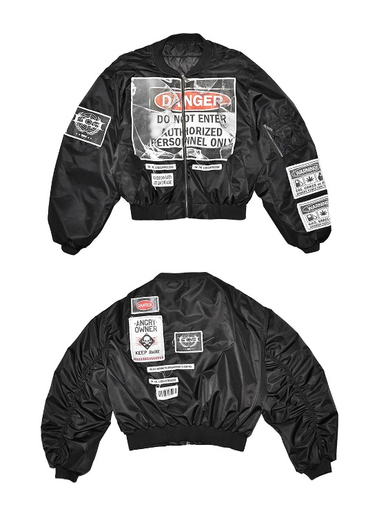 Fur Collar Dual-Sided Bomber Jacket - BCAESAR Fur Collar Dual-Sided Bomber Jacket - BCAESAR