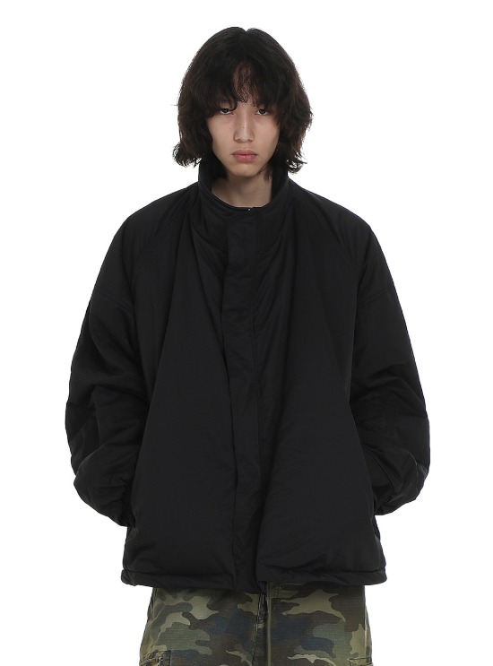 MASONPRINCE] Mason Prince Vintage Wash PU Fur Collar Jacket | BCAESAR