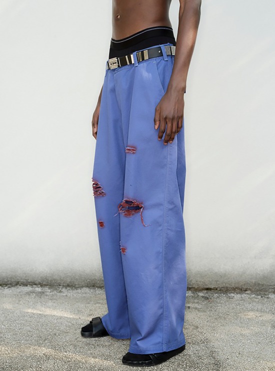 triangle project baggy denim dasyori パンツ