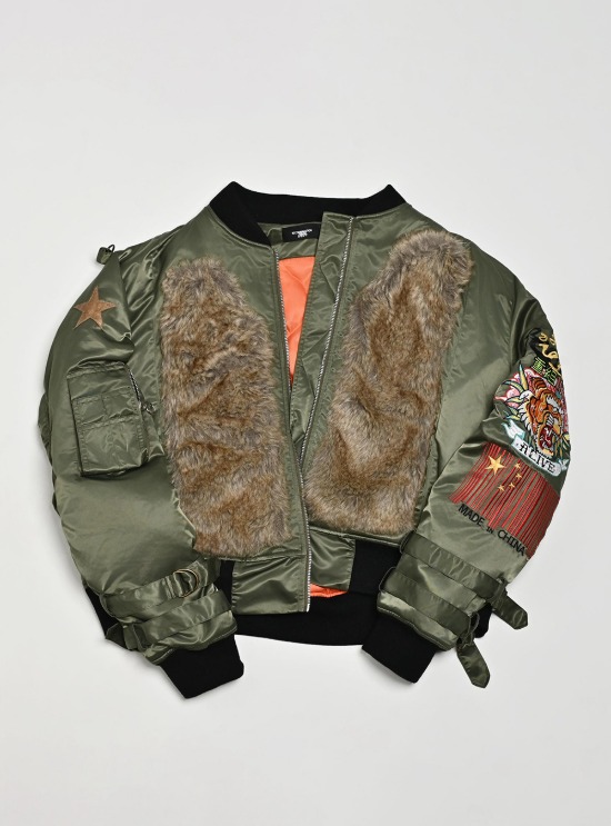 RecombiNtion Yoke] Purple Bomber N2B Jacket - BCAESAR