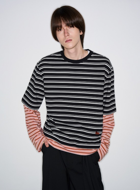 NOTHINGNESSWORLD 表し layered shirt