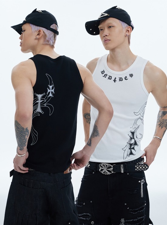 DND4DES] Retro Punk Cowhide Belt - BCAESAR