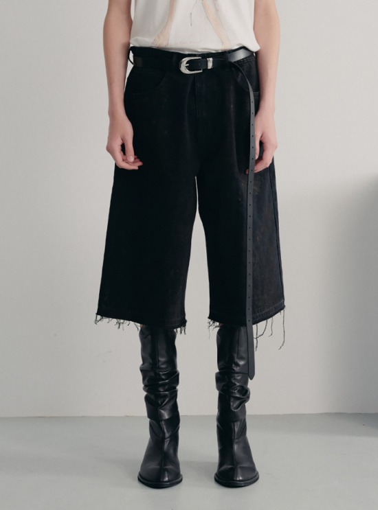 パンツ JCAESAR Distressed White Wide-Leg Deni M JCAESAR Distressed White Wide-Leg Denim - メルカリ