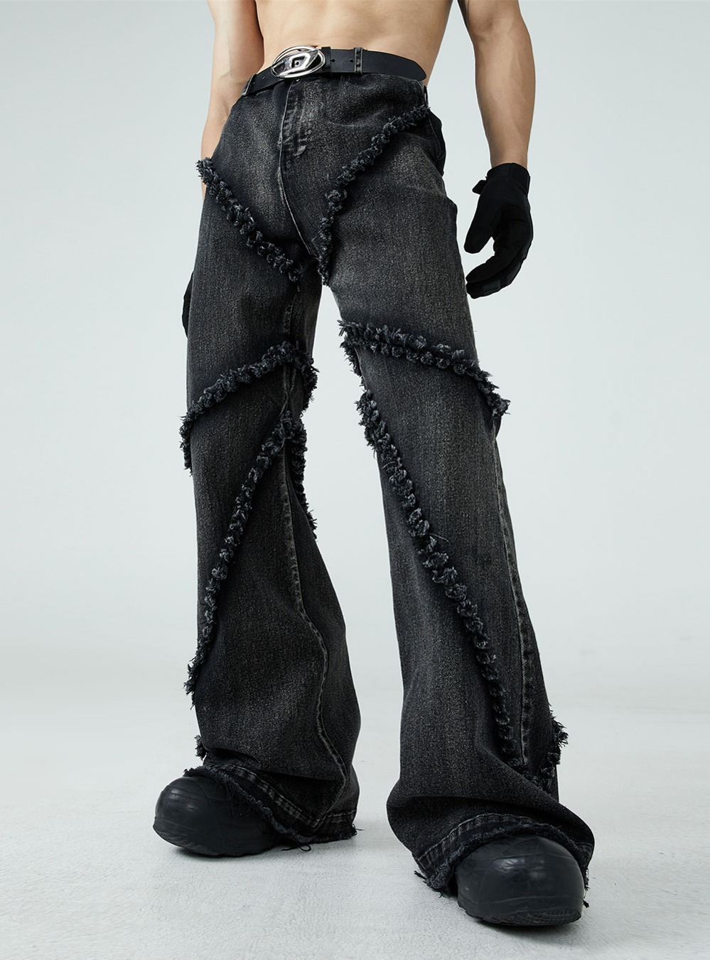 [FRKM SCD] Bootcut Cotton Pants (Black)