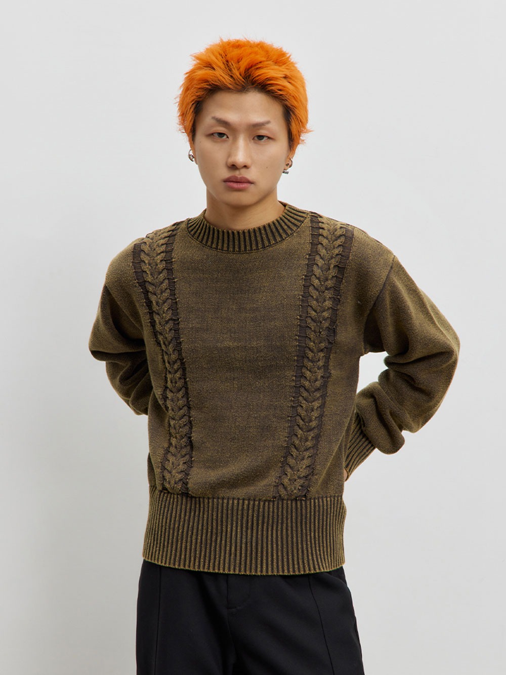 [CONP] Antique Hollow- out Sweater