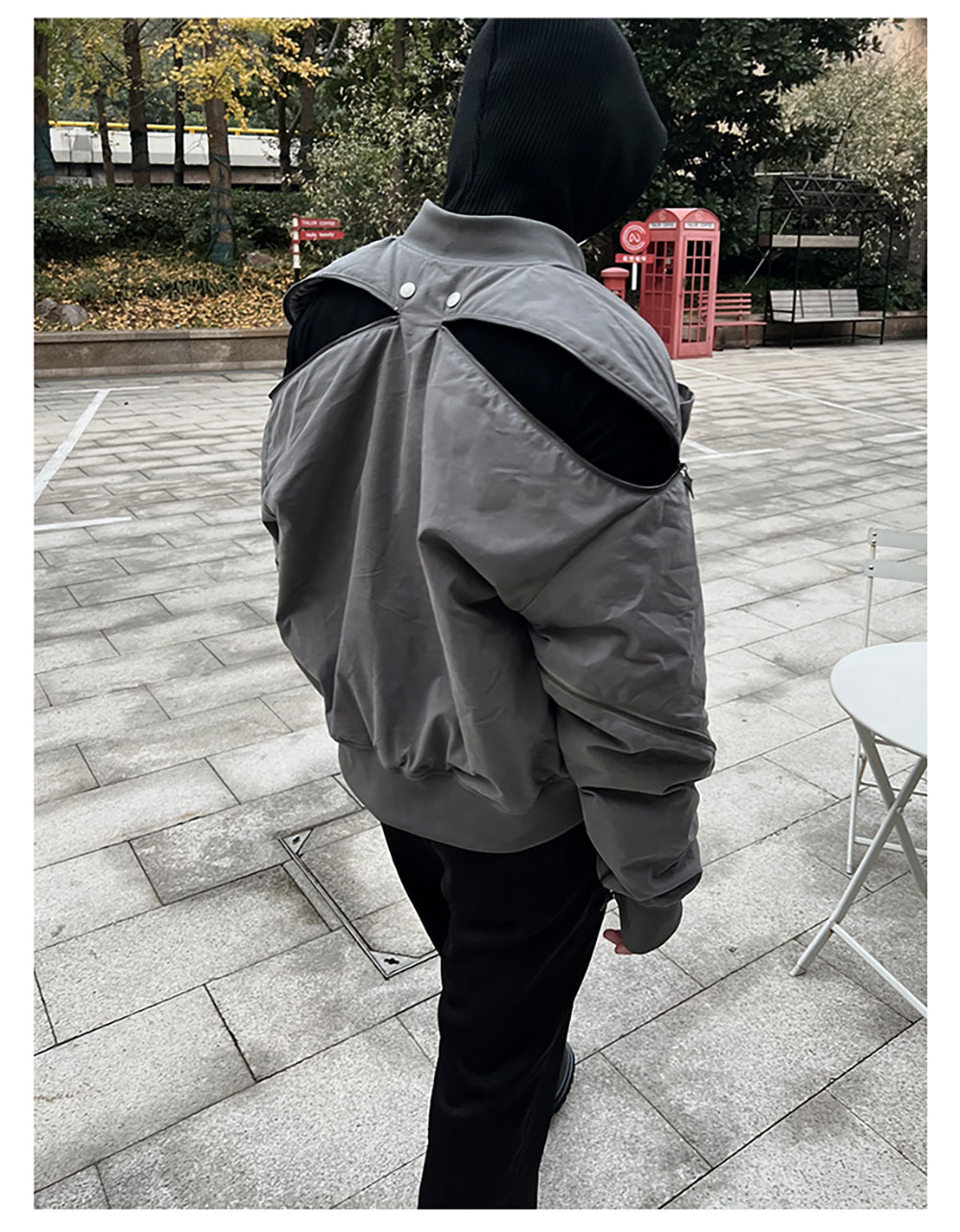 JCAESAR] Double Zipper MA-1 Jacket (2color) - BCAESAR