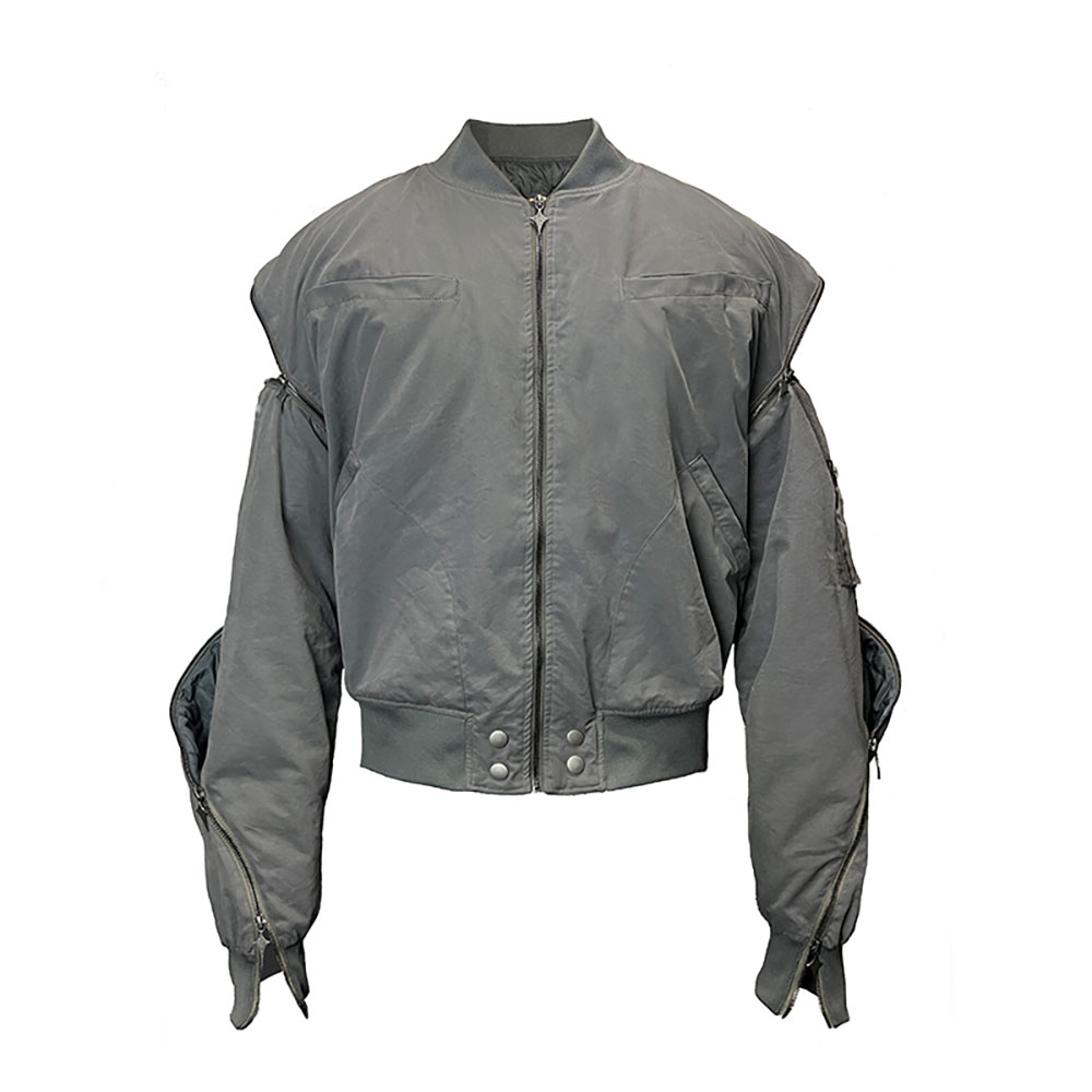【GINGER掲載商品】 JCAESAR] BCAESAR - (2color) Jacket MA-1 Zipper Double ジャケット・アウター