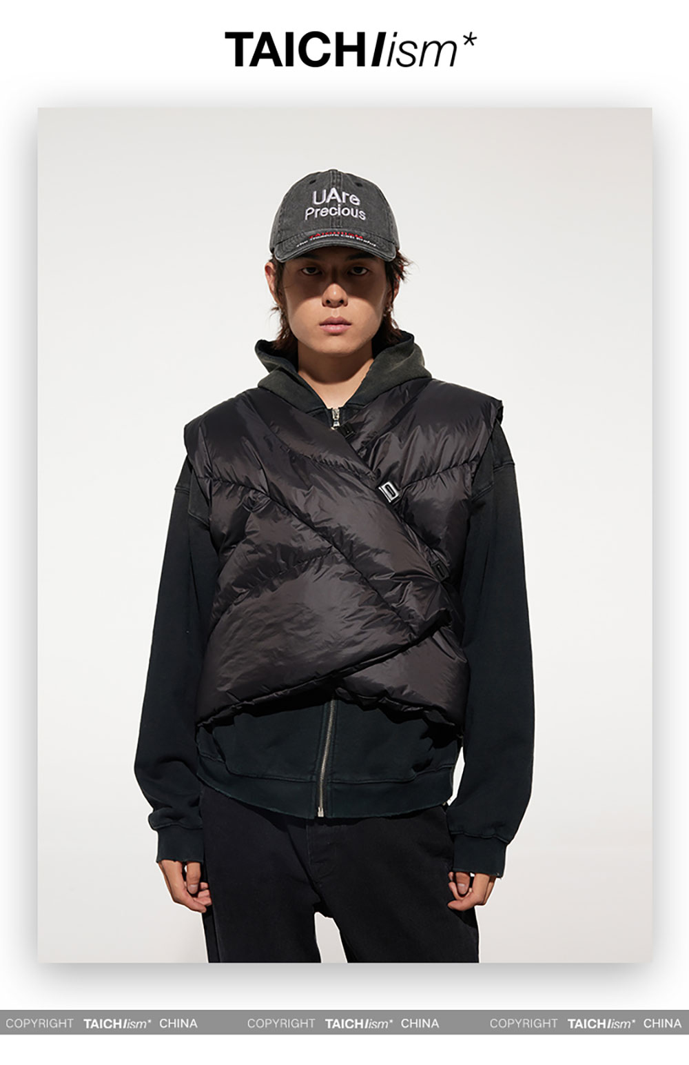 TAICHIISM] Irregular Down Vest - BCAESAR
