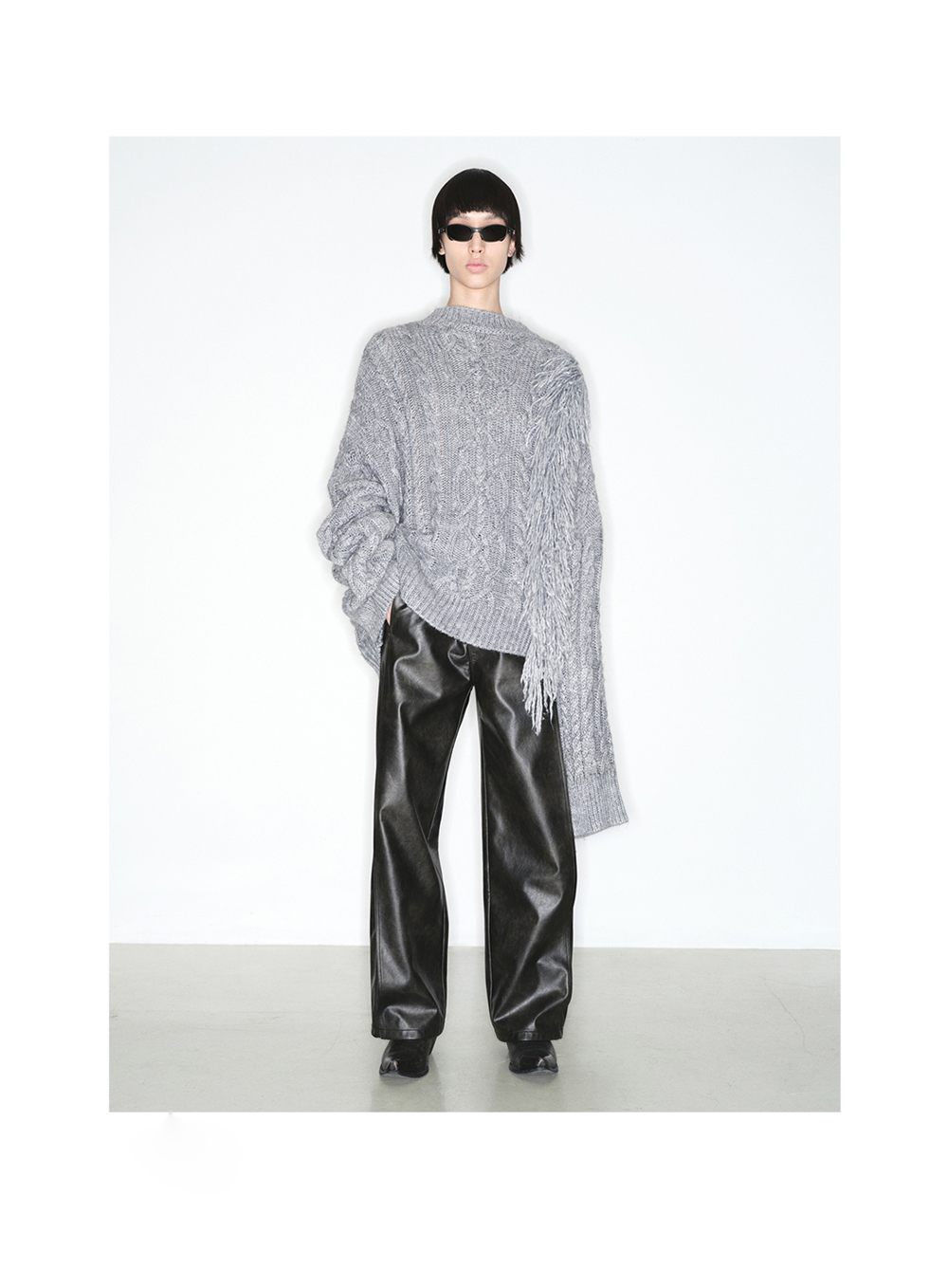 NUTEMPEROR] heavy knit sweater (2color) - BCAESAR