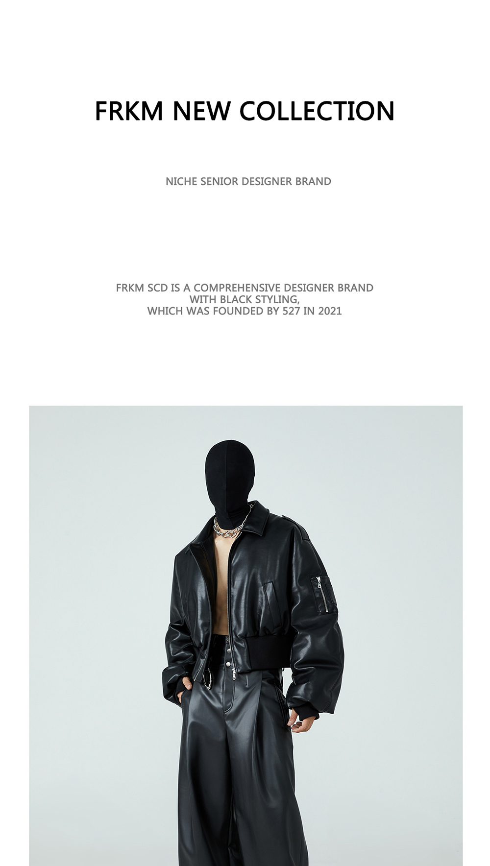 FRKM SCD] duck down PU leather jacket - 비엑세스