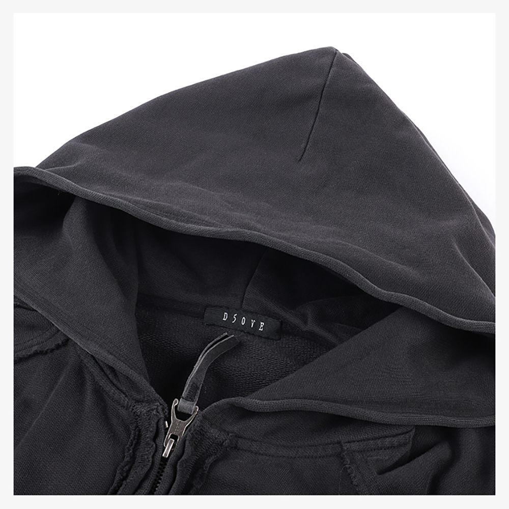 送料関税込 【D5OVE】 INSIDE OUT STRESSED Zipper Sweatshirt f8ff720e484d46f47aa04887611fb5