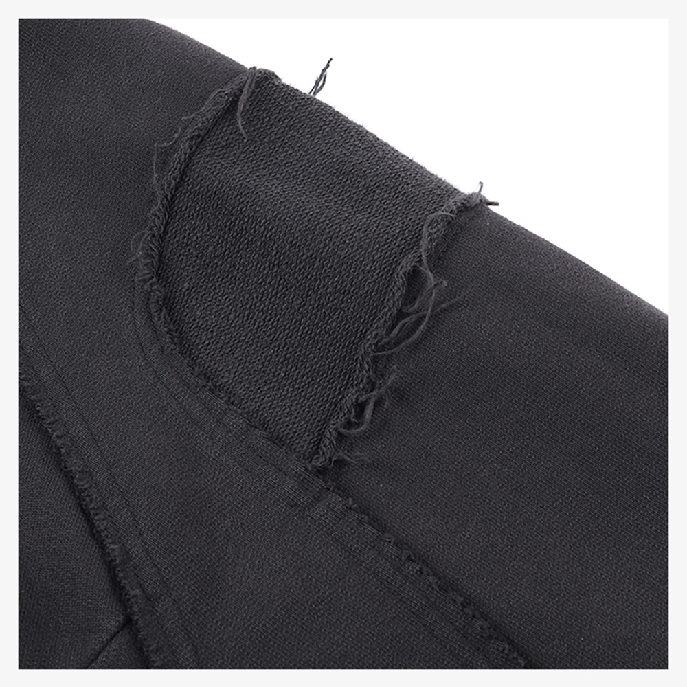 D5OVE] INSIDE OUT STRESSED Zipper Sweatshirt - BCAESAR