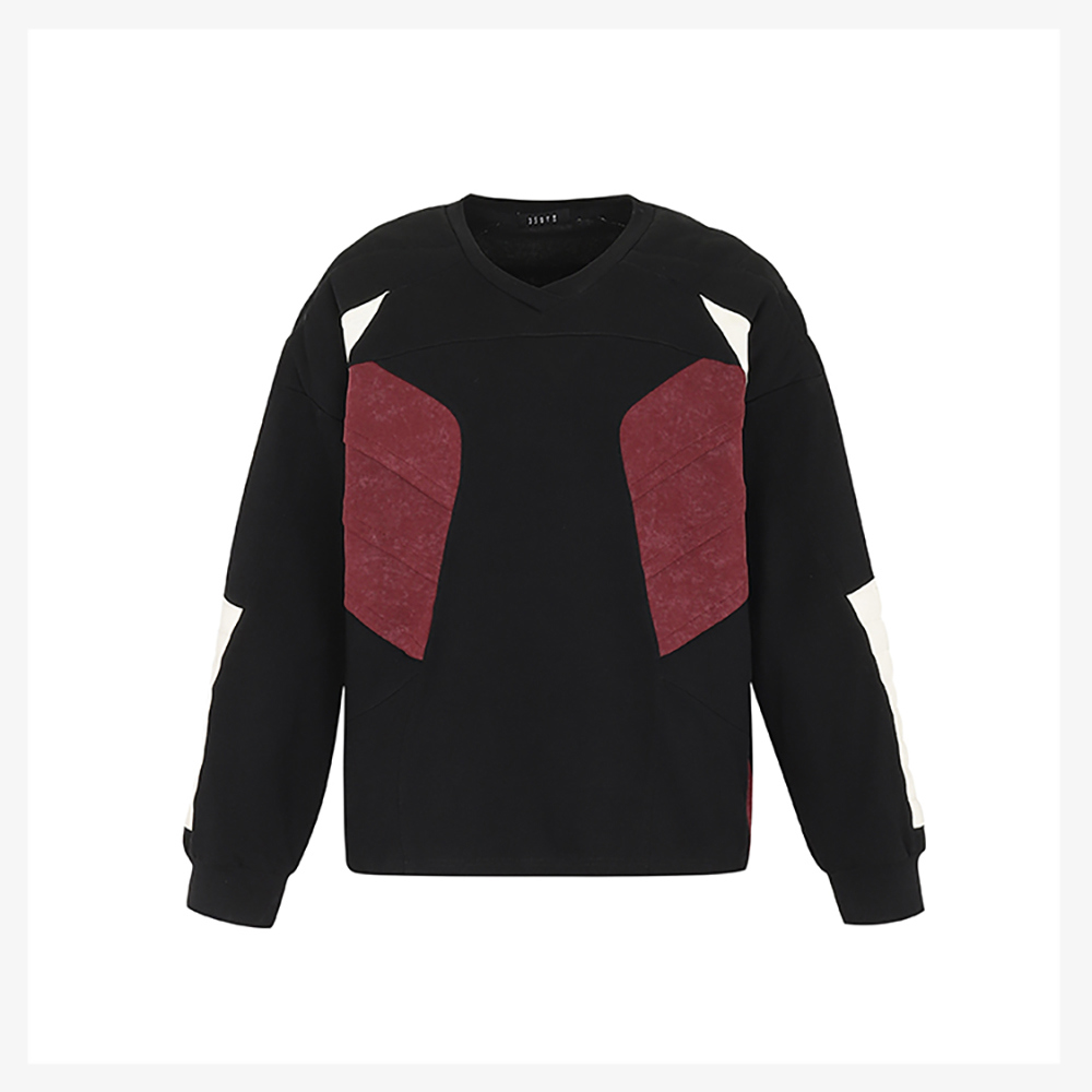送料関税込 【D5OVE】 Wide shoulder silhouette racing shirt D5OVE] Wide shoulder silhouette racing sweater shirt - BCAESAR