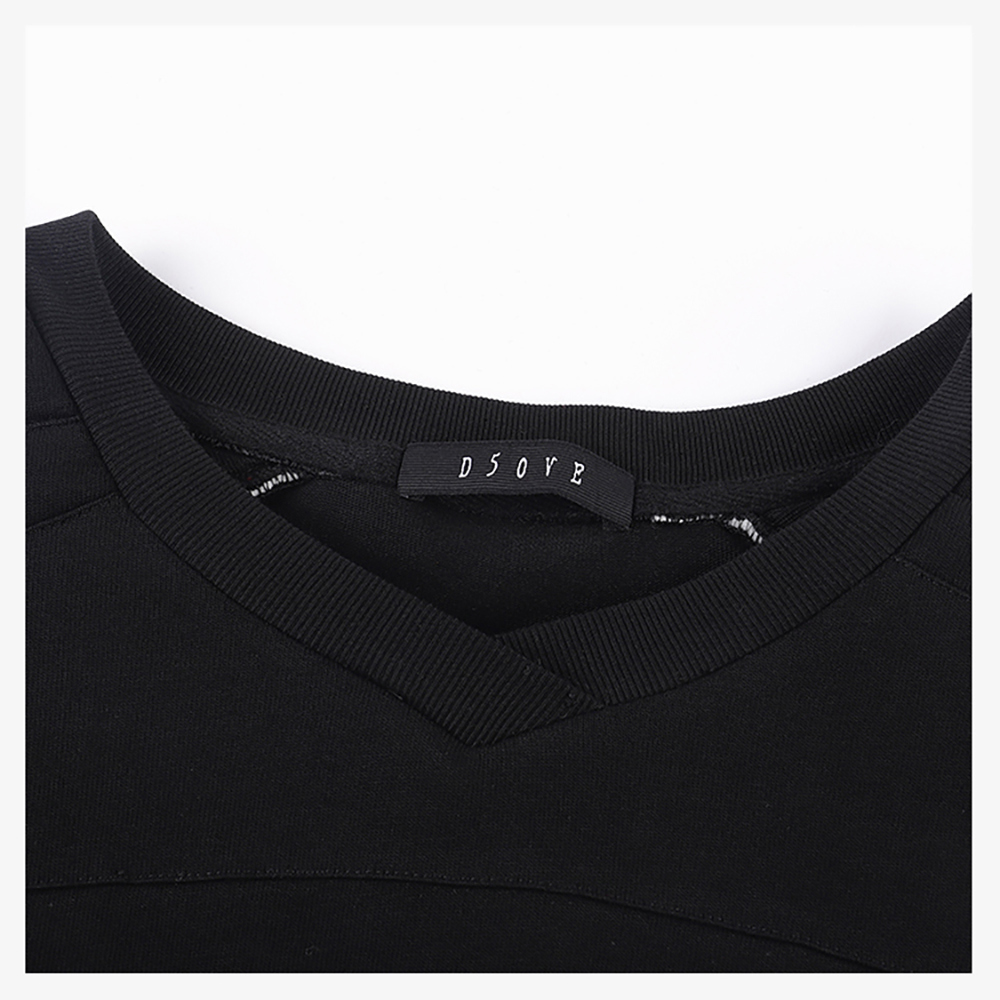 D5OVE] Wide shoulder silhouette racing sweater shirt - BCAESAR