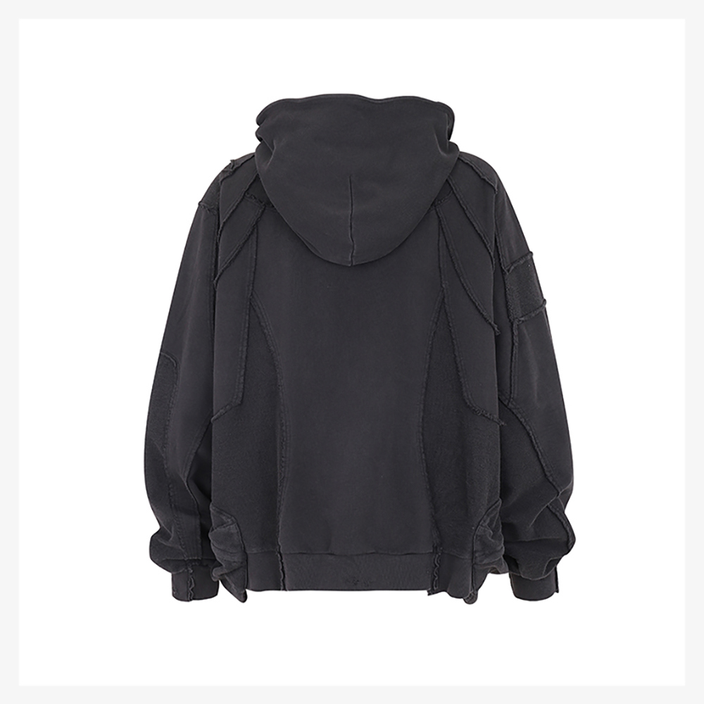 送料関税込 【D5OVE】 INSIDE OUT STRESSED Zipper Sweatshirt f8ff720e484d46f47aa04887611fb5