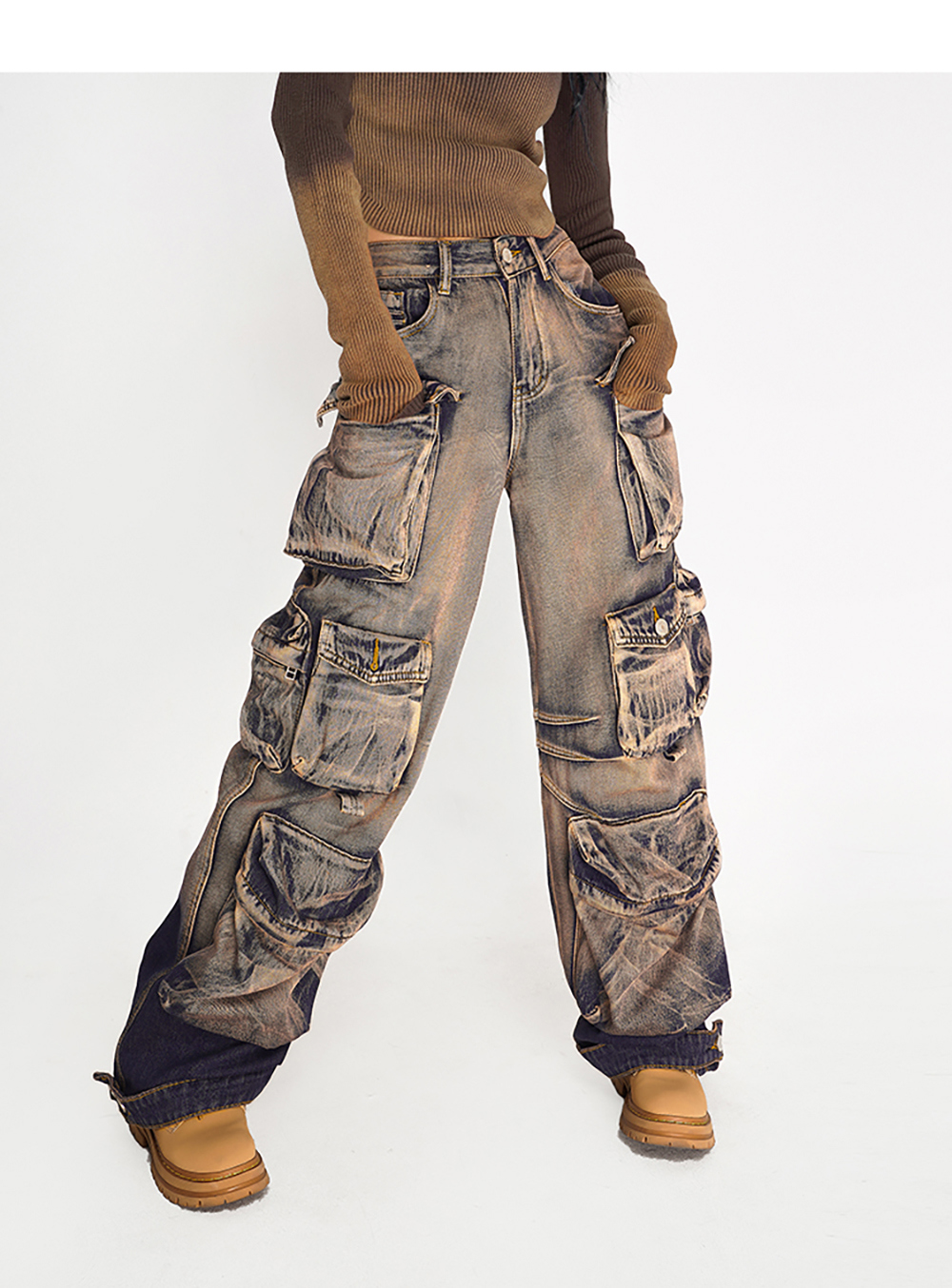 NICO MOLLY] Heavy Duty Denim Pants - BCAESAR 