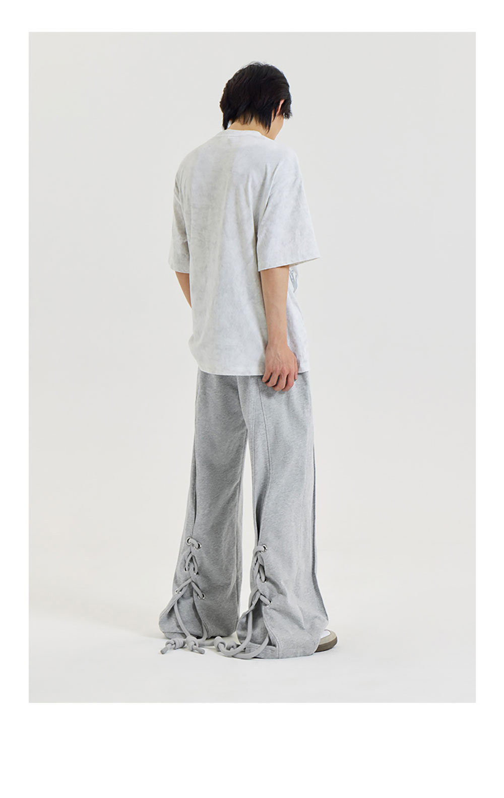 冬ギフト セ CONP] Knotted Pleated Sweatpants - BCAESAR パンツ