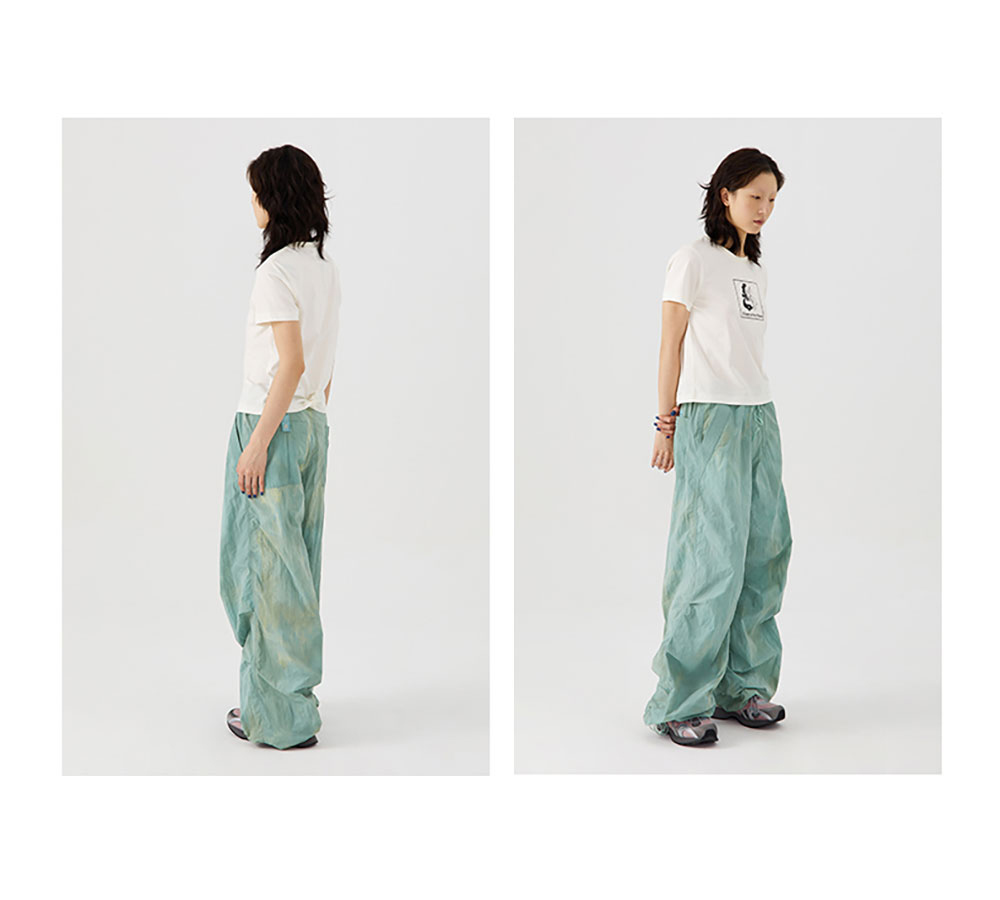CONP 23SS Ocean Parachute Cargo イージーパンツ CONP 23SS Ocean Parachute Cargo イージーパンツ