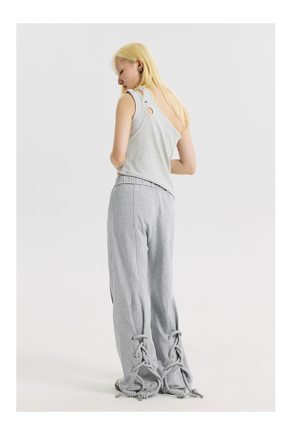 CONP] Knotted Pleated Sweatpants - BCAESAR