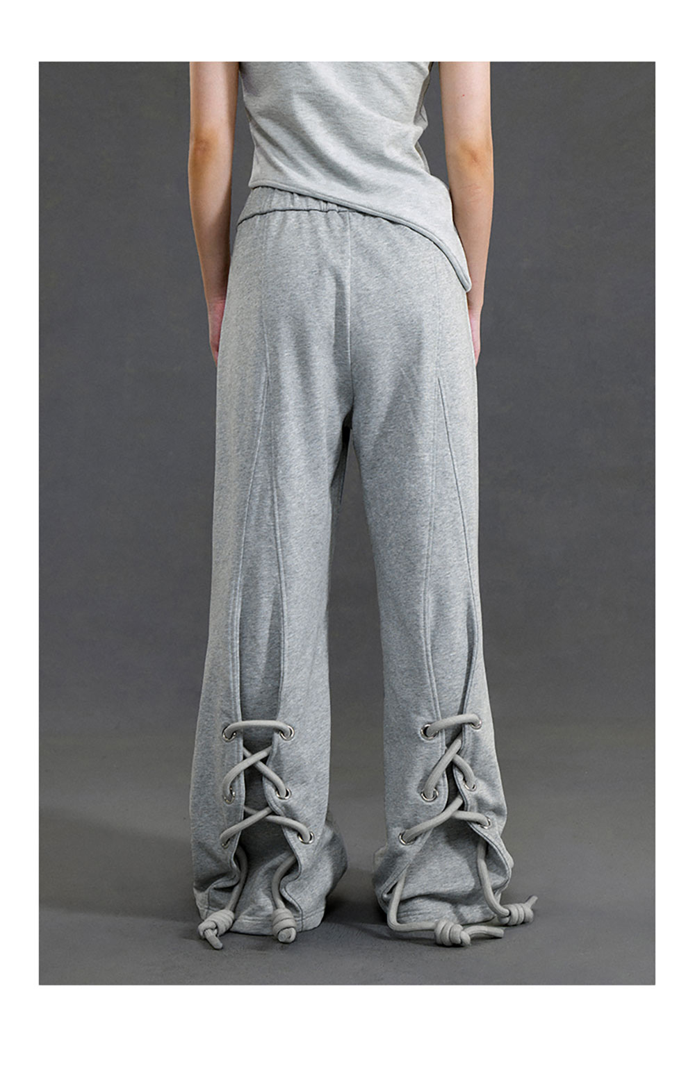 CONP] Knotted Pleated Sweatpants - BCAESAR