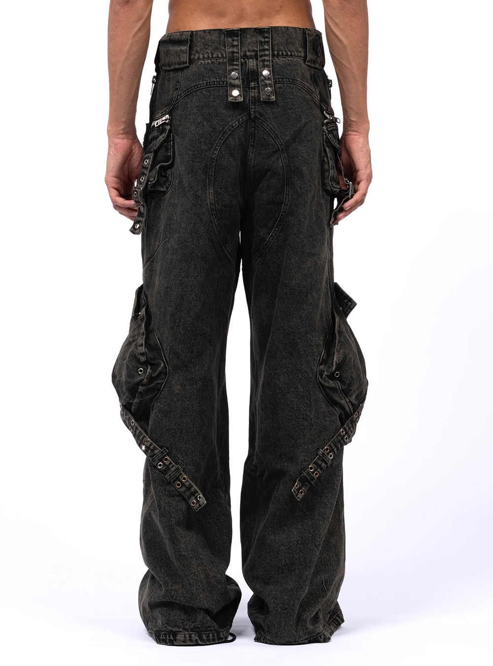 【NO/FAITH STUDIOS】Green Black Used Cargo WAVE CARGO GREEN – NO/FAITH STUDIOS