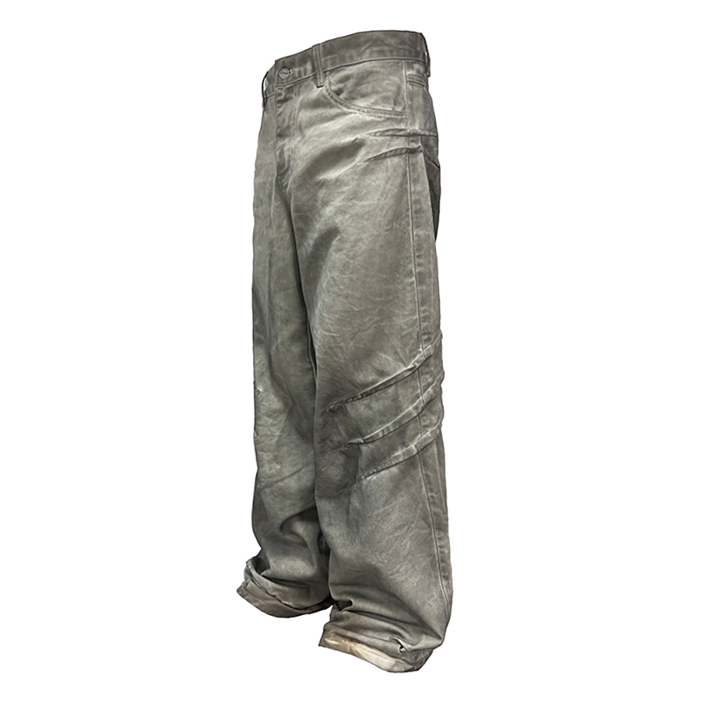お歳暮 人気 JCAESAR] Dirty Wash Scratched Jeans - BCAESAR パンツ