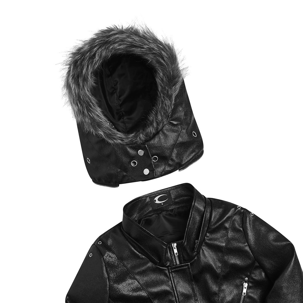 希少VkeiJackrosecoatingleatherhoodiejacket 希少VkeiJackrosecoatingleatherhoodiejacket 希少