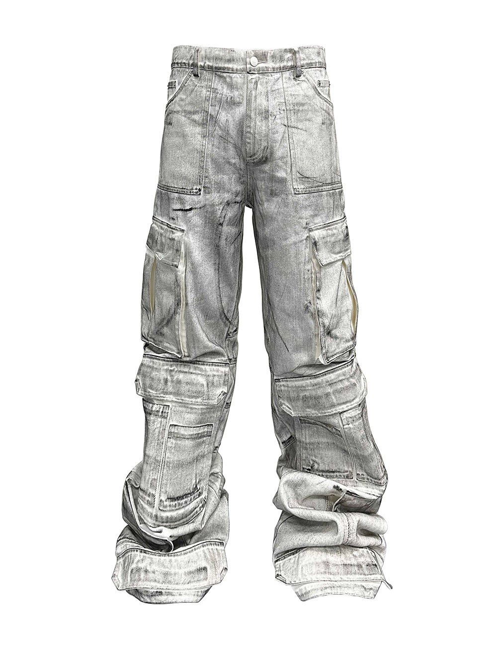 PCCVISION] 3MAN0N Washed Jeans