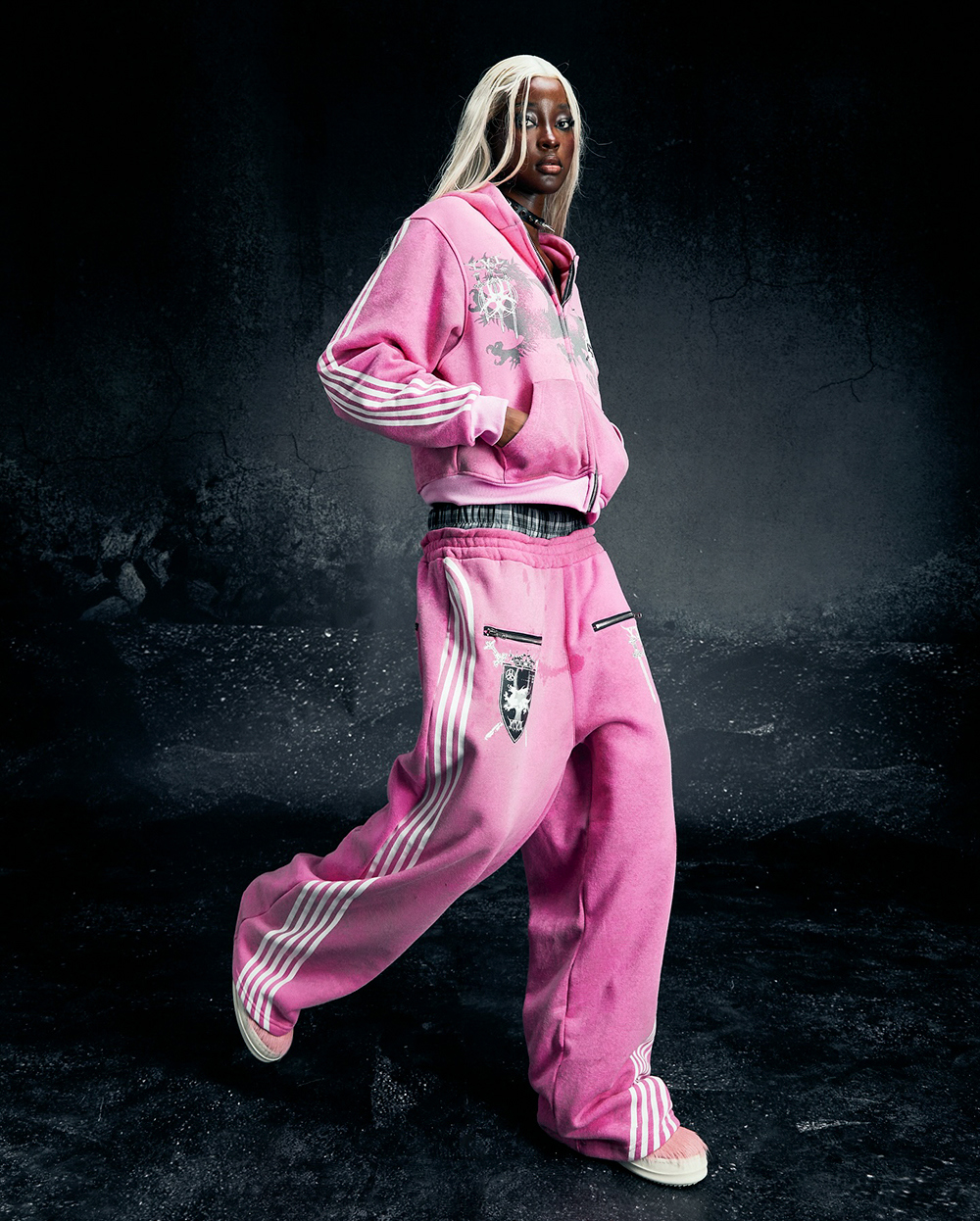トップス cozyworldwide  KNIGHTCLUB TRACKSUIT 비엑세스 | COZY ROYAL KNIGHT CLUB WAXED TRACKSUIT SET