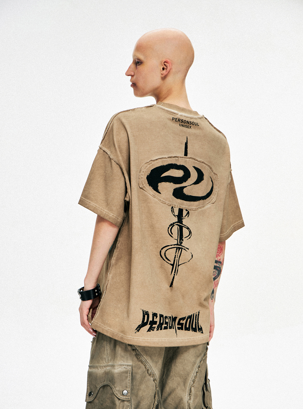PERSONSOUL] Apricot Short Sleeves T-Shirt - BCAESAR