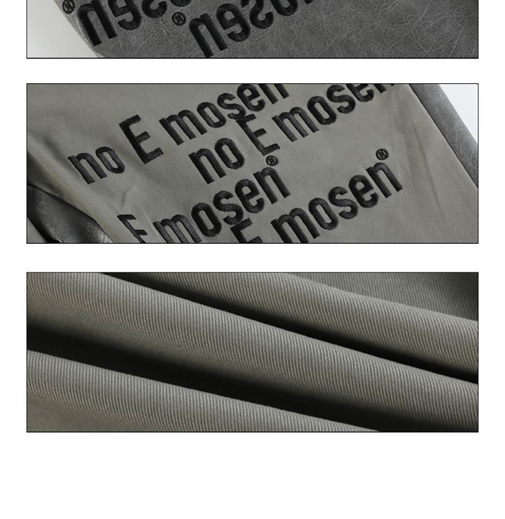 No E Mosen] No E Mosen* Splice Leatherpants (2colors) - BCAESAR