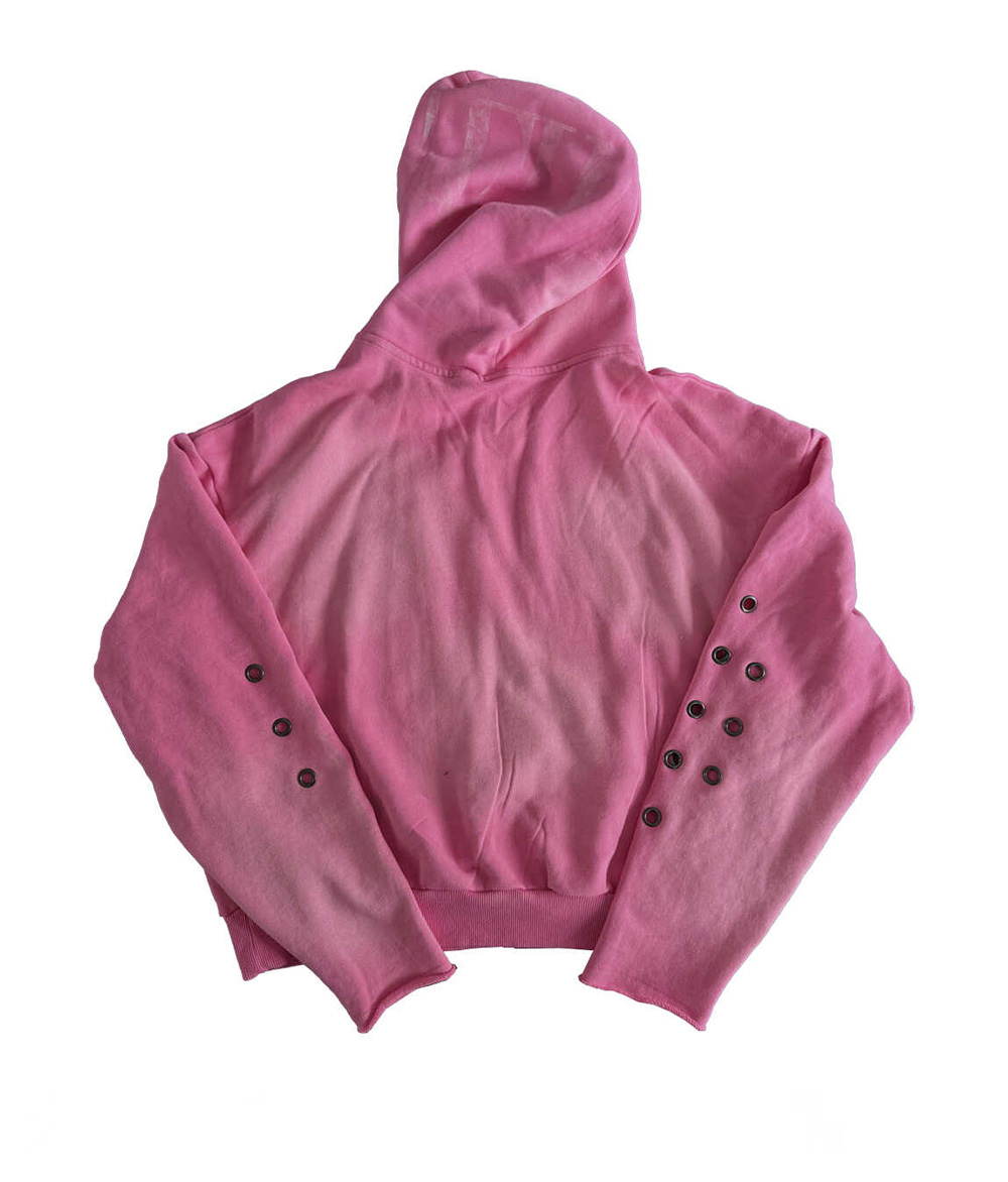 送料関税込 【NO E MOSEN】 Dyed Hoodie no E mosen] Washed Distressed Hoodie - BCAESAR