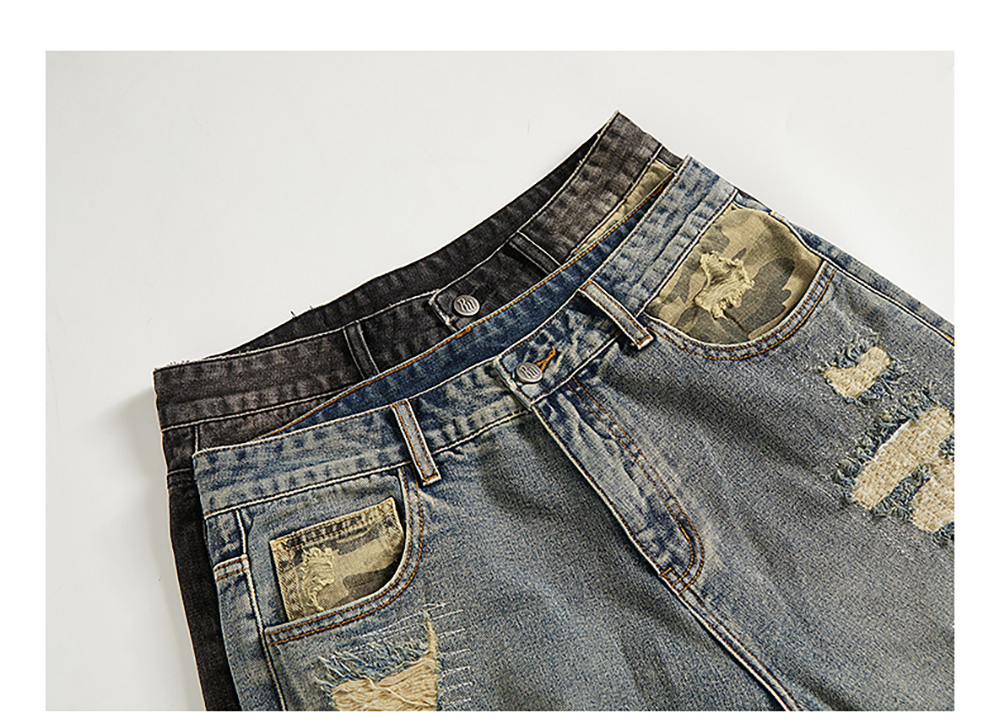Rocawear] Patched Camo Jeans (2color) - BCAESAR