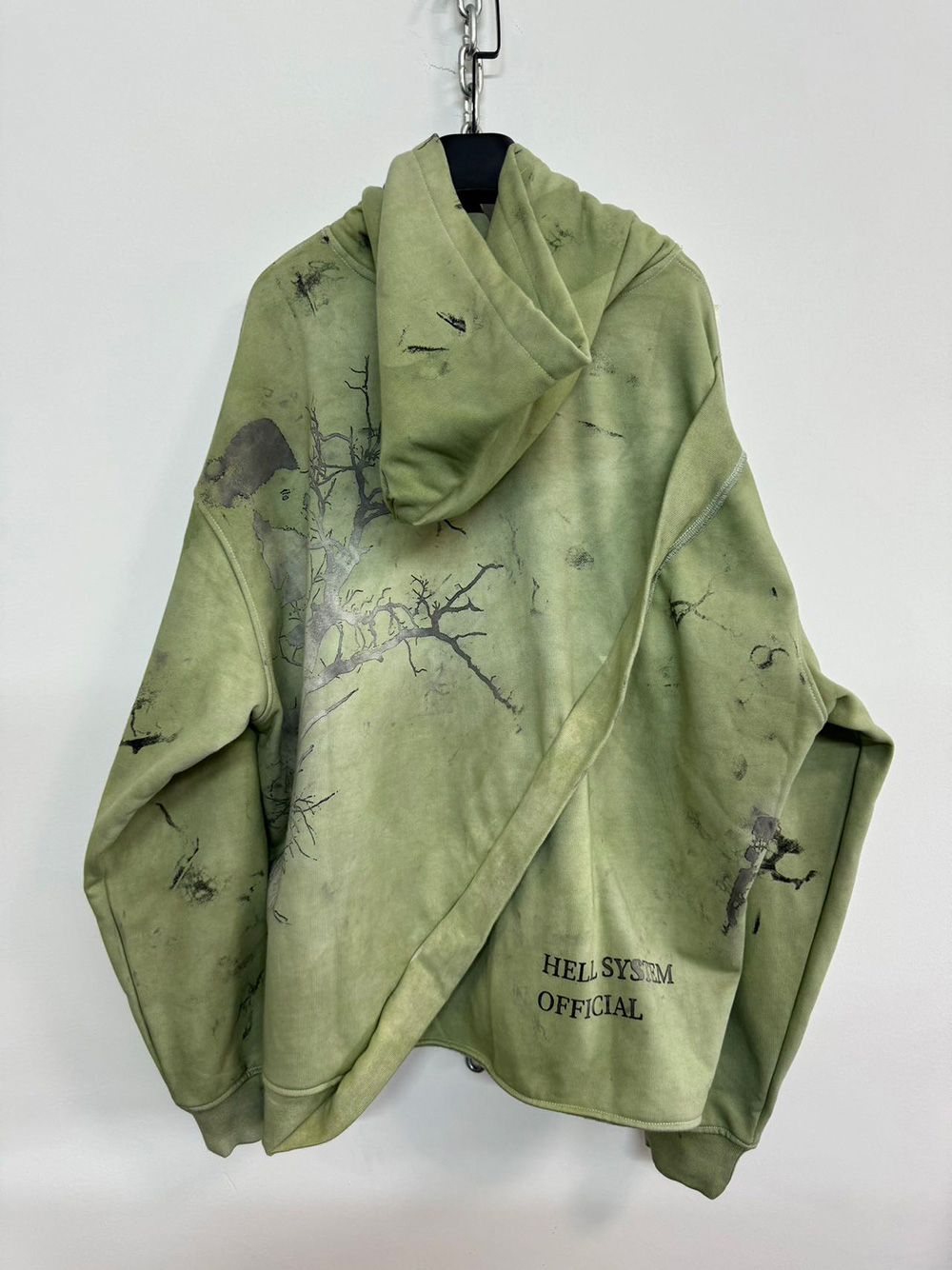 HELL SYSTEM] VINTAGE METAL HOODIE - BCAESAR