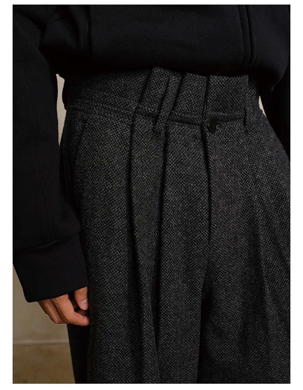 パンツ JCAESAR WOOL PANTS JCAESAR] Wool Wide Pants (2color) | BCAESAR