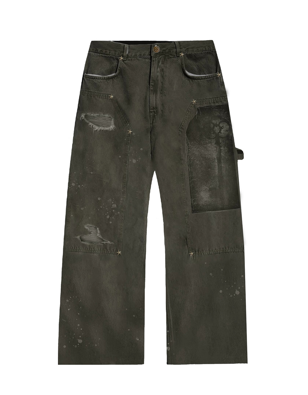 no E mosen] Vintage Wash Pants (1color) | BCAESAR