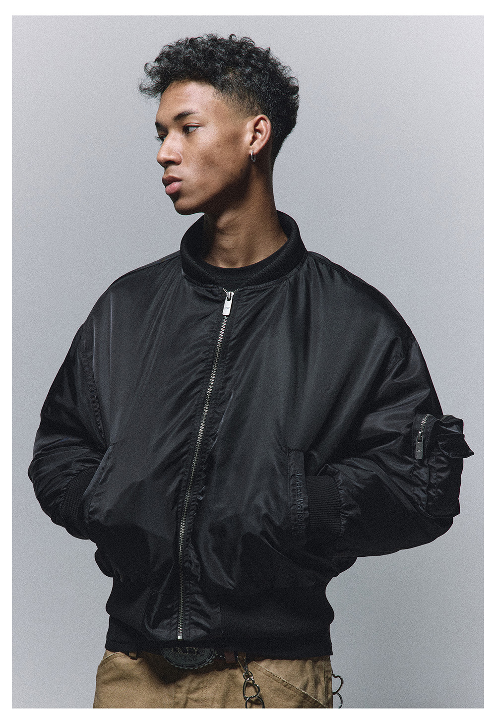 ANTIDOTE MA-1 Sサイズ ANTIDOTE] Fur-Lined MA-1 Bomber Jacket - BCAESAR