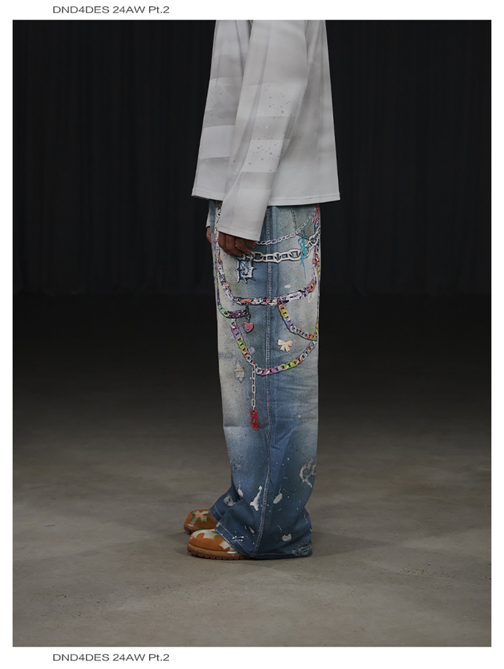 送料関税込 【DND4DES】 Y2K Chain Denim Jeans 428.jpg