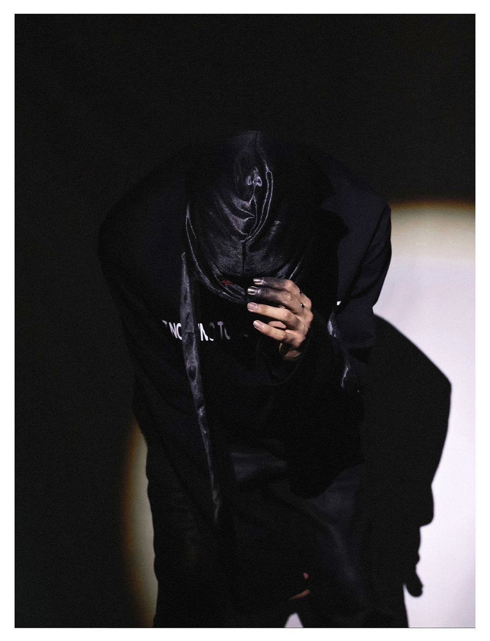 LCE] Black Durag with LCE Logo Embroidery - BCAESAR