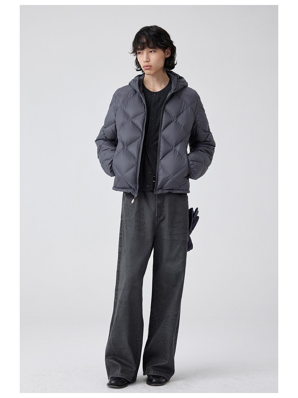 SIMPLE PROJECT] Hooded Down Jacket (3color) - BCAESAR