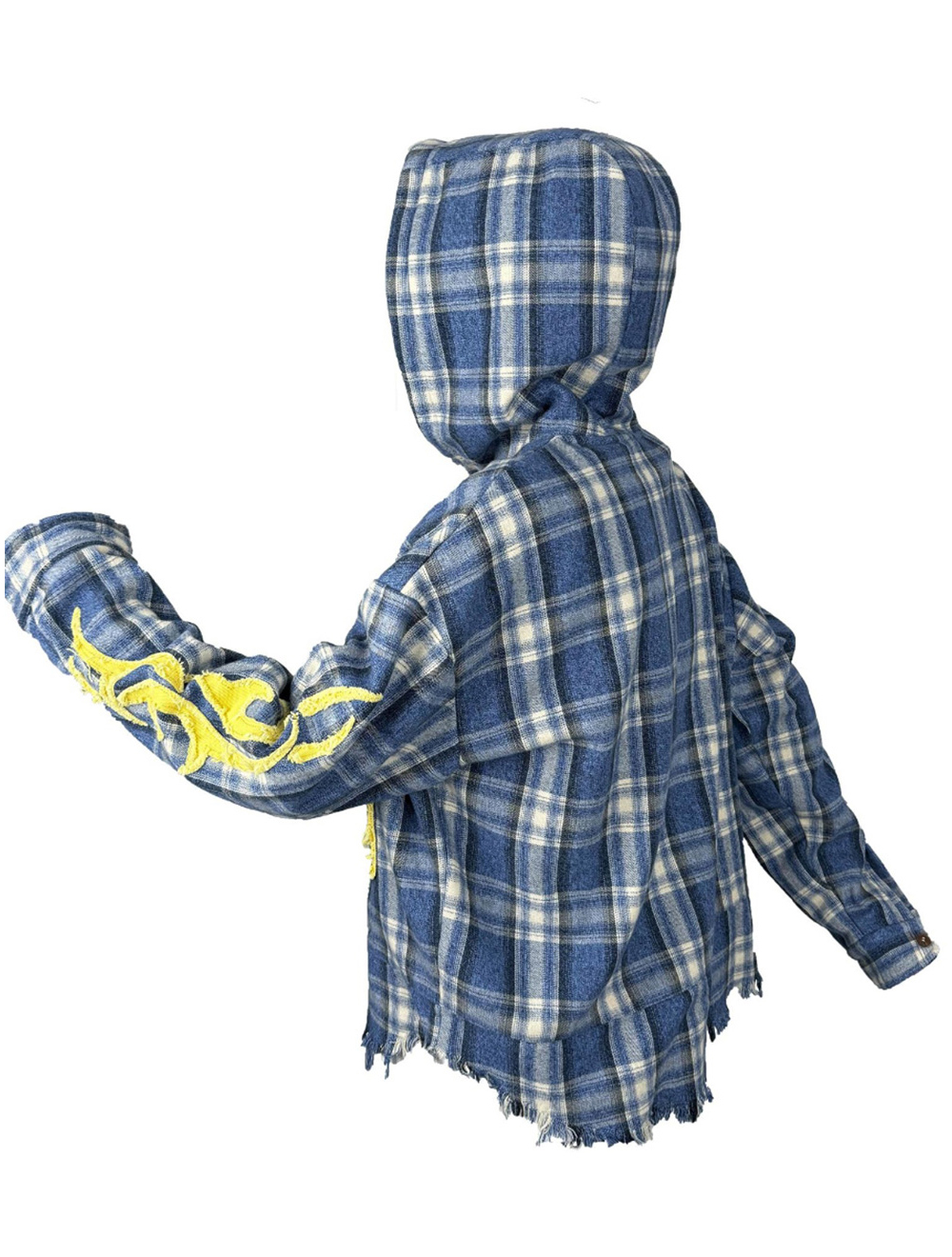 国内で当店のみ 99CLUB - Retro Print Checkered Hoodie 99CLUB] Retro Print Checkered Hoodie - BCAESAR