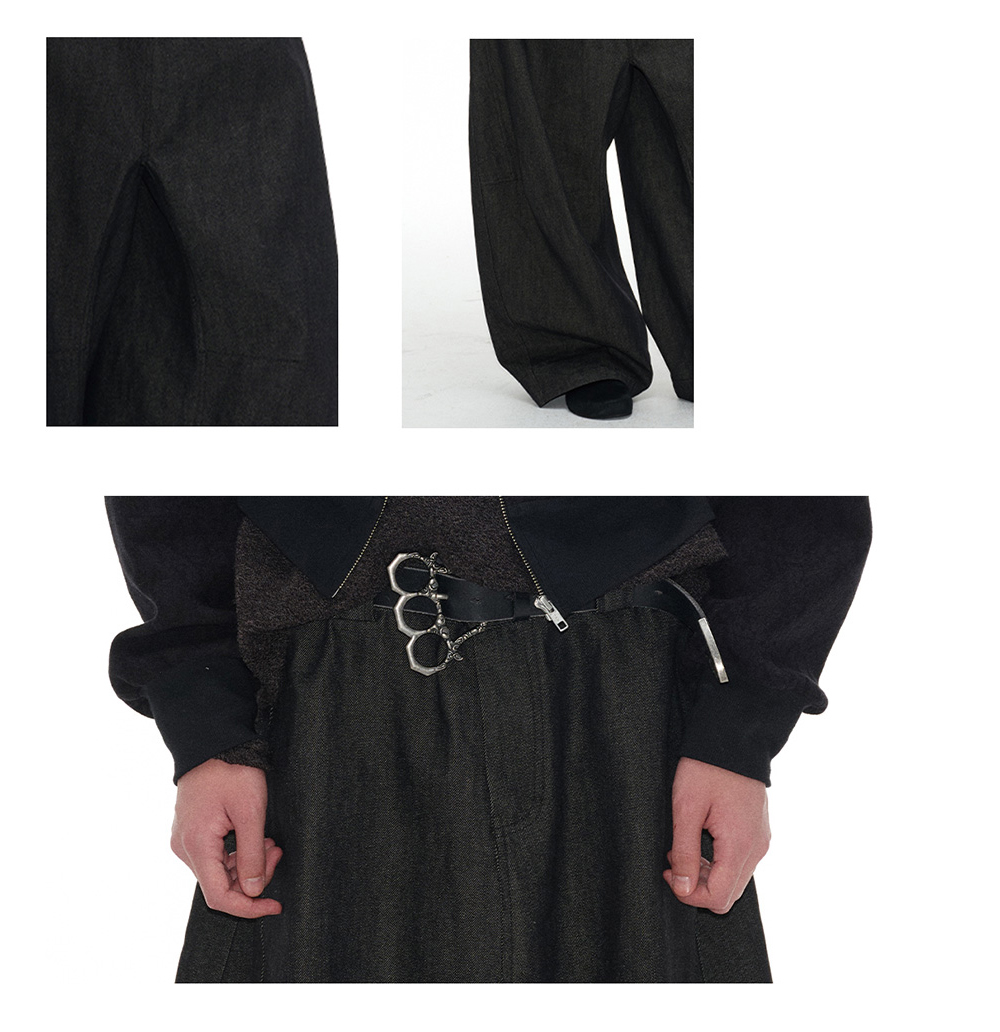 JCAESAR] Original Denim Low-Crotch Tapered Pants - BCAESAR