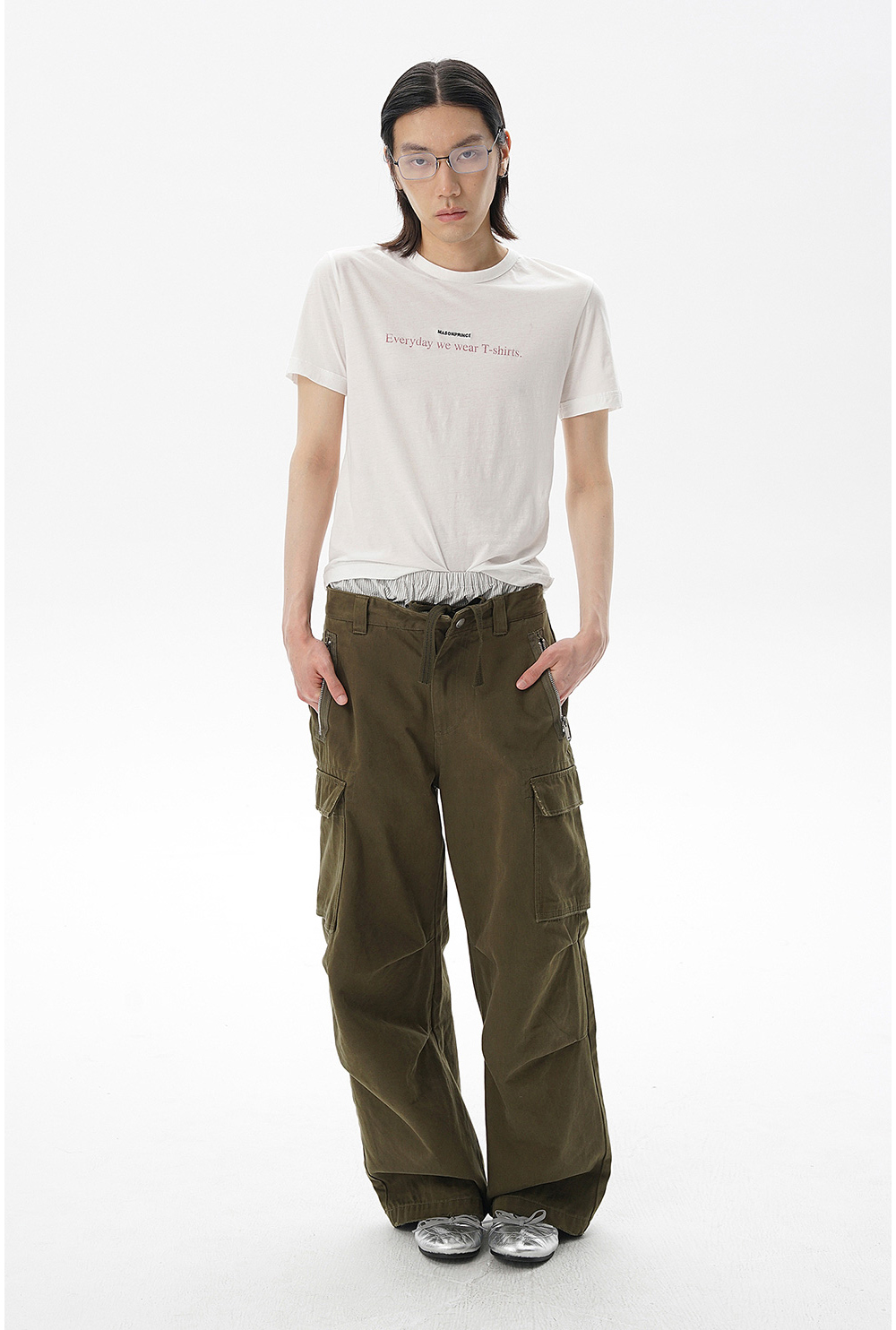 MASONPRINCE] Military Cargo Pants MASONPRINCE SS24 Est. 1990